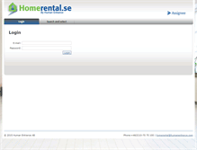 Tablet Screenshot of hunter.homerental.se